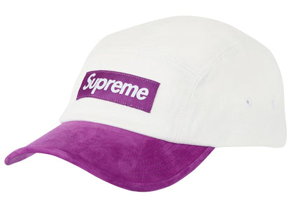 Supreme Suede Visor Camp Cap Natural