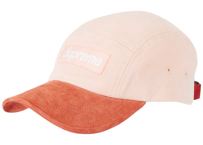 Supreme Suede Visor Camp Cap Peach