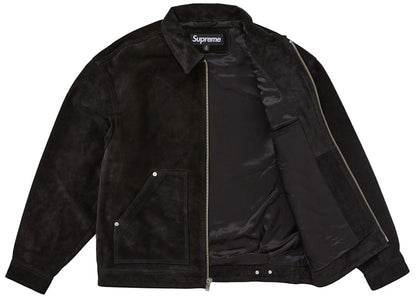 Supreme Suede Work Jacket Black