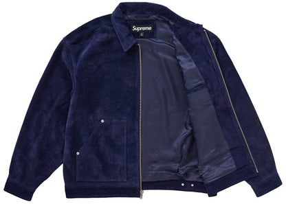 Supreme Suede Work Jacket Blue