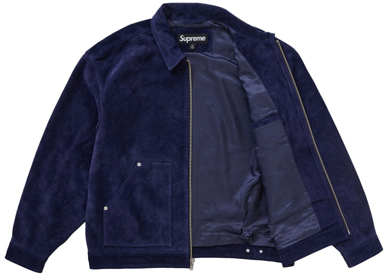 Supreme Suede Work Jacket Blue