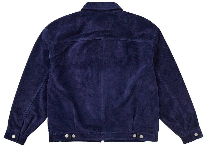 Supreme Suede Work Jacket Blue