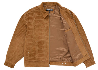 Supreme Suede Work Jacket Croc