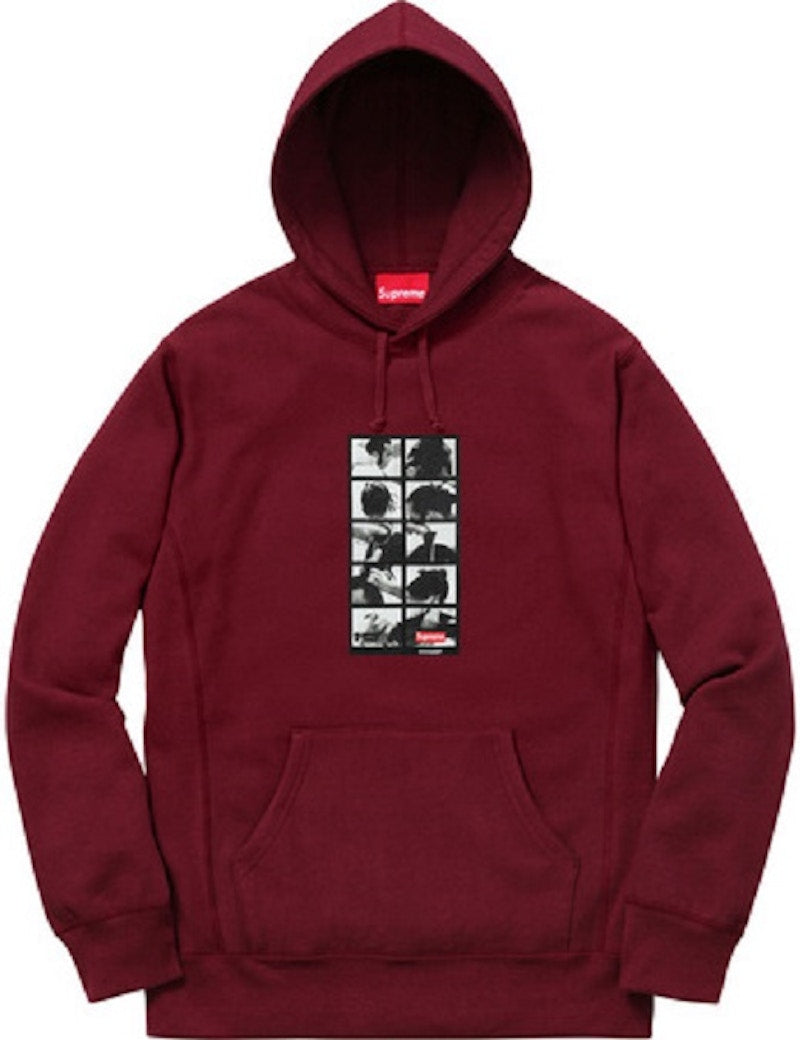 Supreme Sumo Hooded Sweatshirt Burgundy