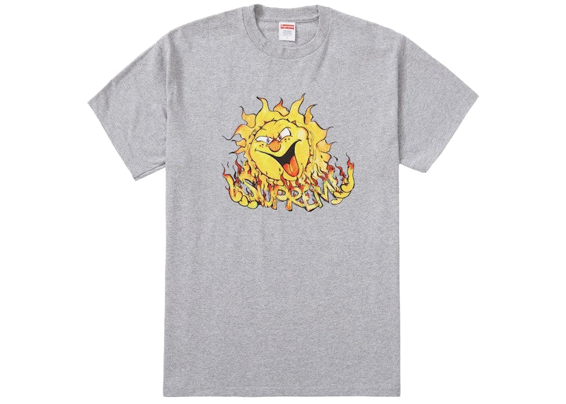 Supreme Sun Tee Heather Grey