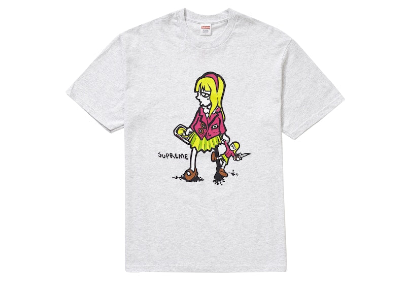 Supreme Suzie Switchblade Tee Ash Grey