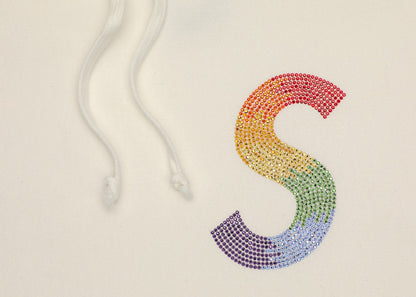 Supreme Swarovski S Logo Hooded Sweatshirt White