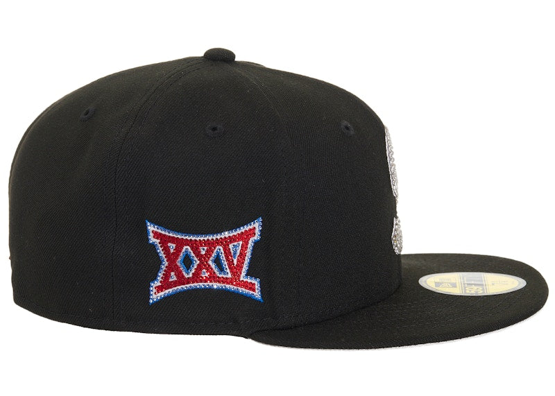Supreme Swarovski S Logo New Era 59Fifty Fitted Hat Black