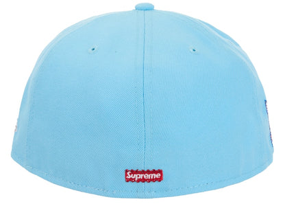 Supreme Swarovski S Logo New Era 59Fifty Fitted Hat Light Blue