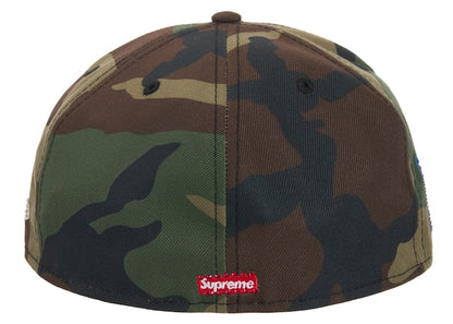 Supreme Swarovski S Logo New Era 59Fifty Fitted Hat Woodland Camo