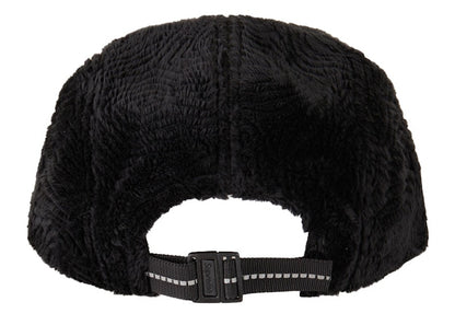 Supreme Swirl Fleece Camp Cap Black