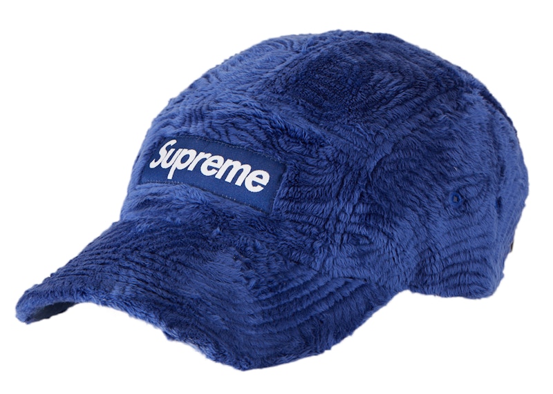 Supreme Swirl Fleece Camp Cap Blue