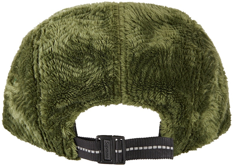 Supreme Swirl Fleece Camp Cap Olive