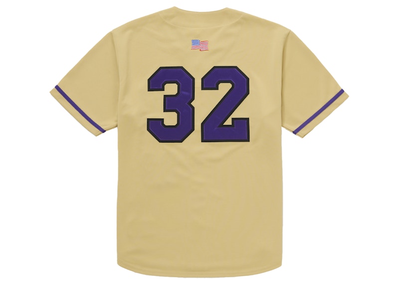 Supreme Swords Baseball Jersey Gold