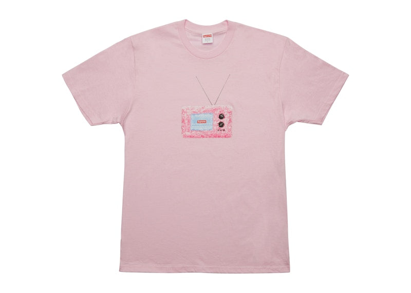 Supreme TV Tee Light Pink