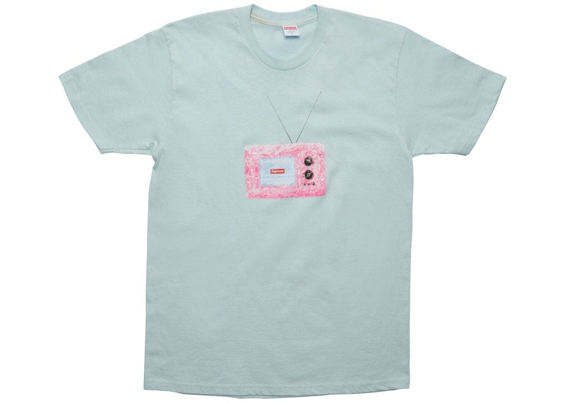 Supreme TV Tee Pale Blue
