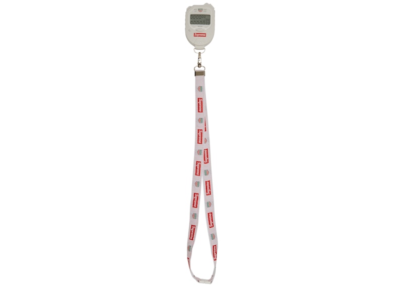 Supreme Tag Heuer Pocket Pro Stopwatch White