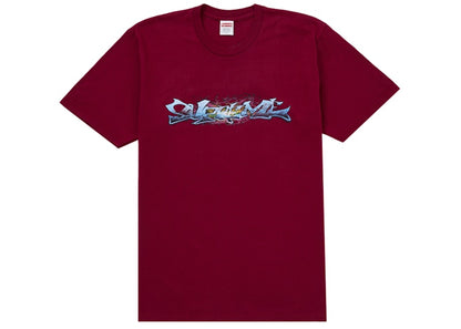 Supreme Tag Tee Cardinal