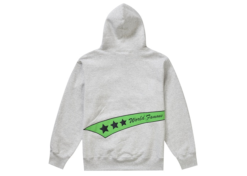 Supreme Tail Hooded Sweatshirt Ash Grey