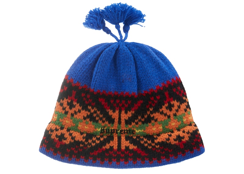Supreme Tassel Beanie Royal