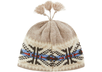 Supreme Tassel Beanie Tan