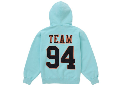 Supreme Team 94 Hooded Sweatshirt Aqua