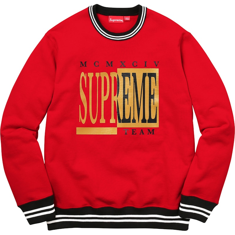 Supreme Team Crewneck Red
