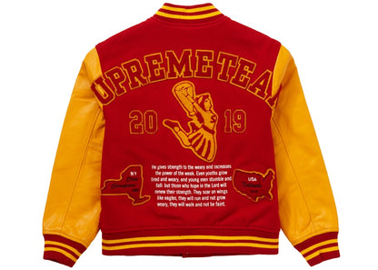 Supreme Team Varsity Jacket Red