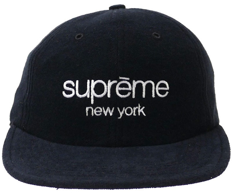 Supreme Terry Classic Logo 6 Panel Black