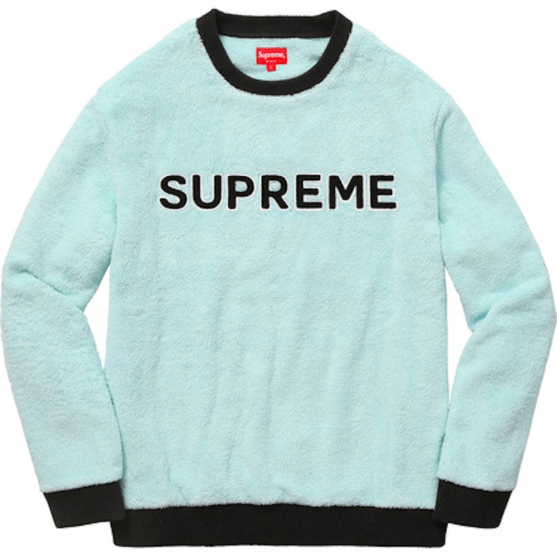Supreme Terry Crewneck Light Blue