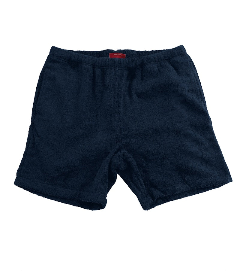 Supreme Terry Logo Short Navy