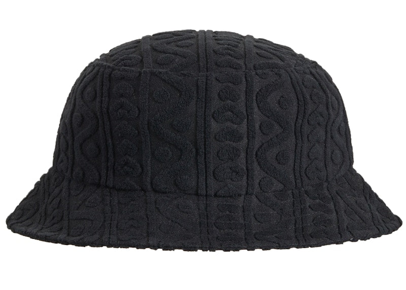 Supreme Terry Pattern Crusher Black