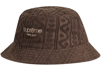 Supreme Terry Pattern Crusher Brown