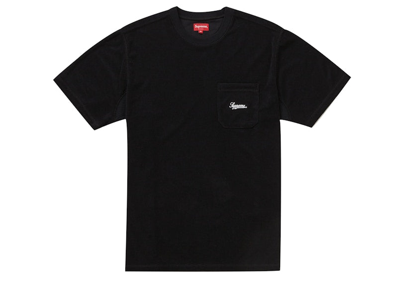 Supreme Terry Pocket Tee Black