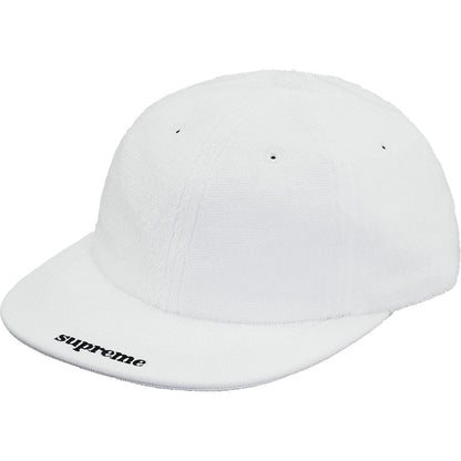 Supreme Terry Visor Logo 6-Panel White