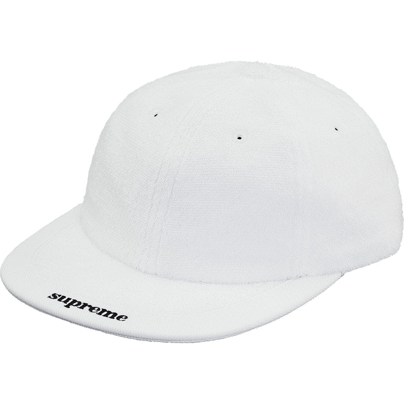 Supreme Terry Visor Logo 6-Panel White