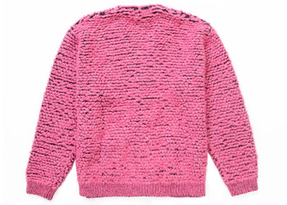 Supreme Textured Knotted Cardigan Pink