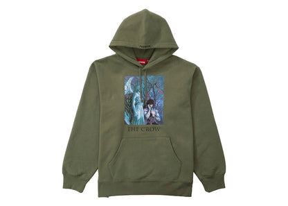 Supreme The Crow Hooded Sweatshirt Light Olive
