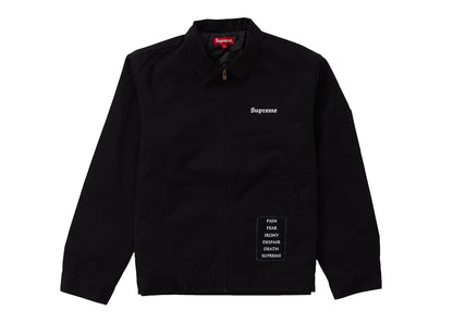 Supreme The Crow Work Jacket Black