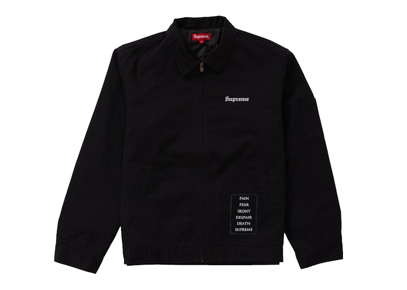 Supreme The Crow Work Jacket Black