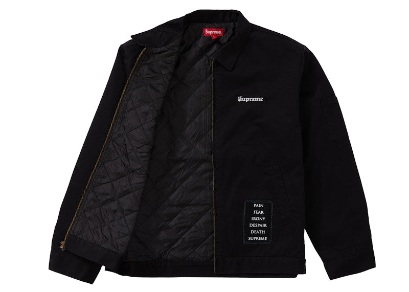 Supreme The Crow Work Jacket Black