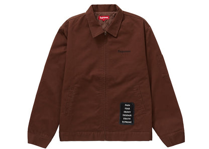 Supreme The Crow Work Jacket Brown