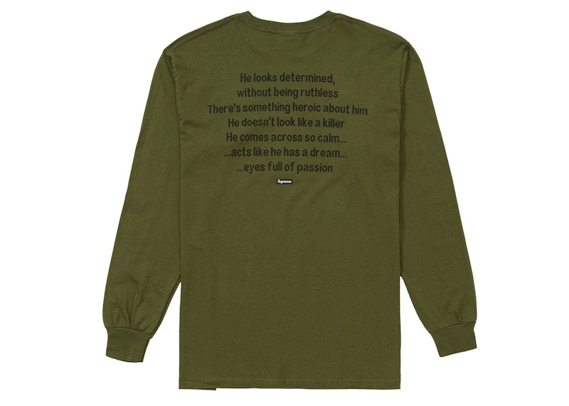 Supreme The Killer L/S Tee Olive