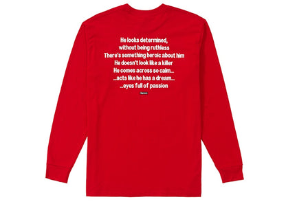 Supreme The Killer L/S Tee Red