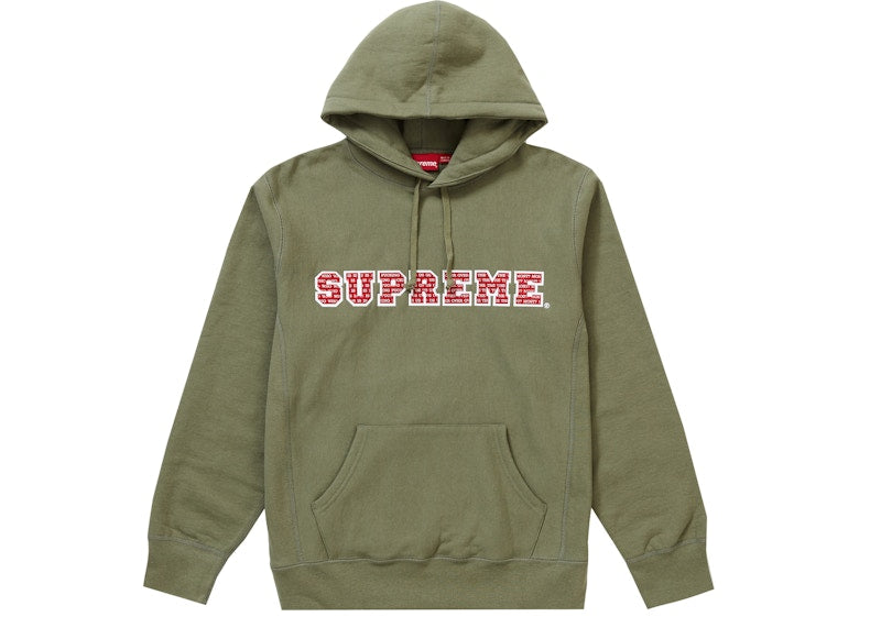 Supreme The Most Hooded Sweatshirt Light Olive