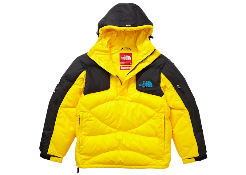 Supreme The North Face 800-Fill Half Zip Hooded Pullover Yellow