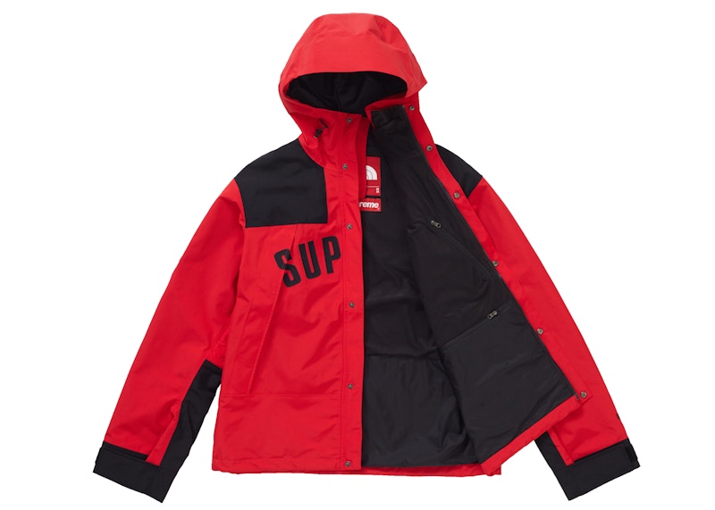 Supreme The North Face Arc Logo Mountain Parka Red