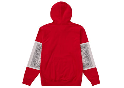 Supreme The North Face Bandana Hooded Sweatshirt Red