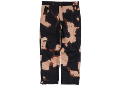 Supreme The North Face Bleached Denim Print Mountain Pant Black