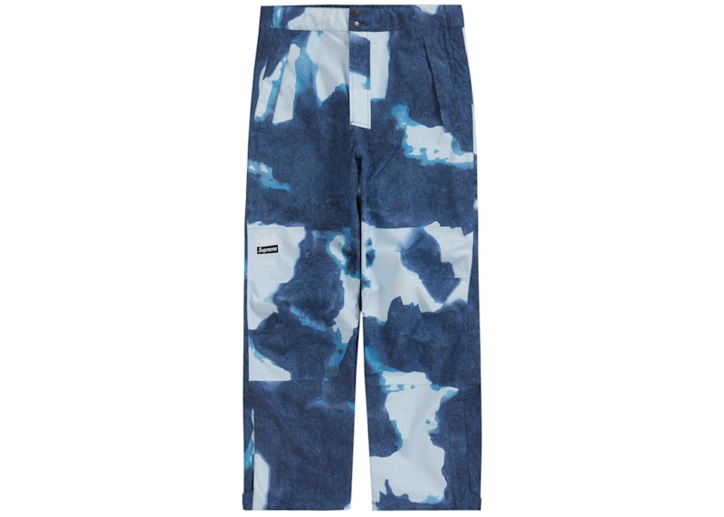 Supreme The North Face Bleached Denim Print Mountain Pant Indigo